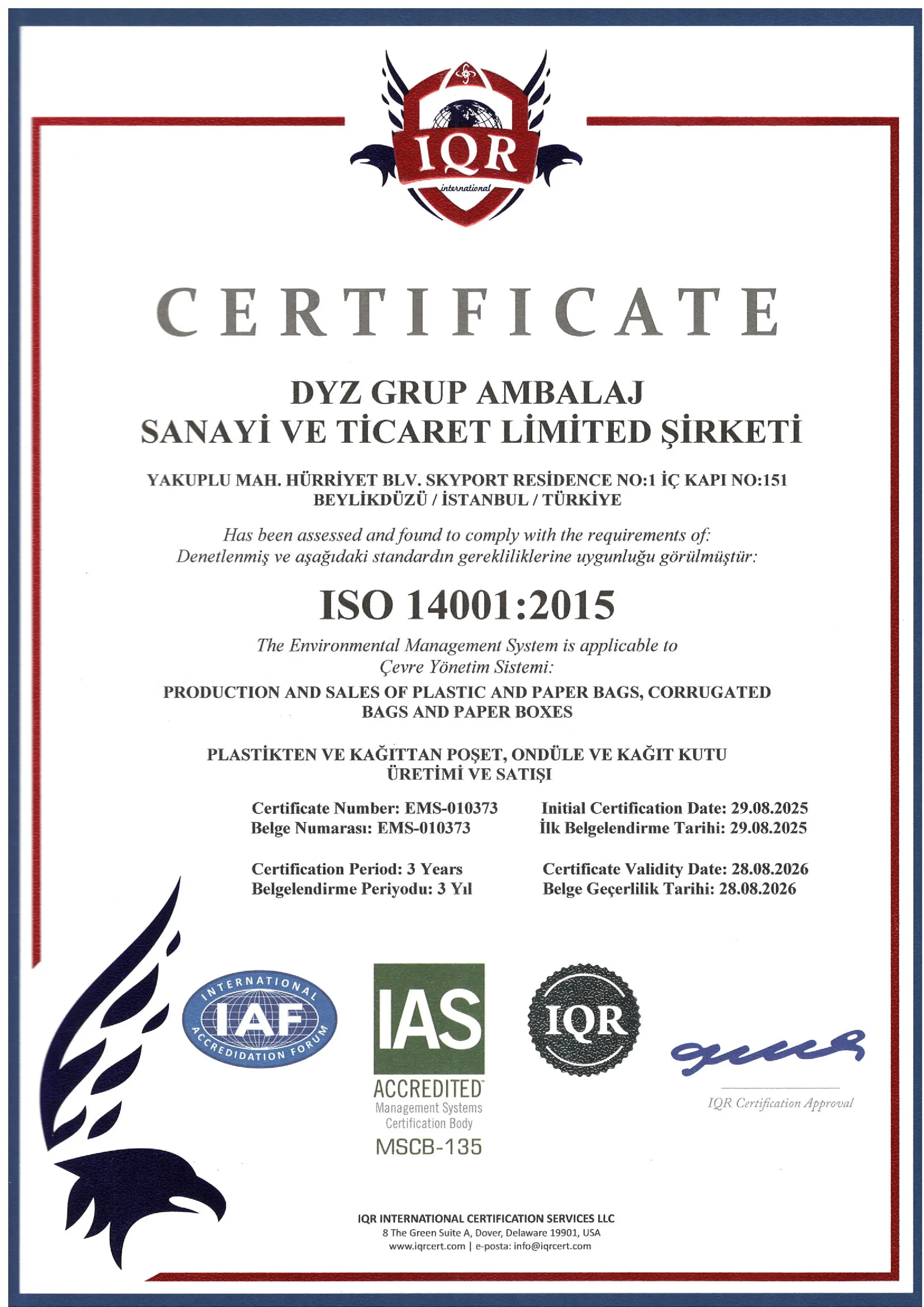 ISO 14001